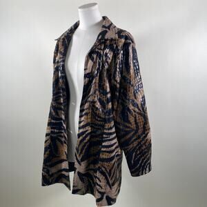 Vintage zebra printed jacket